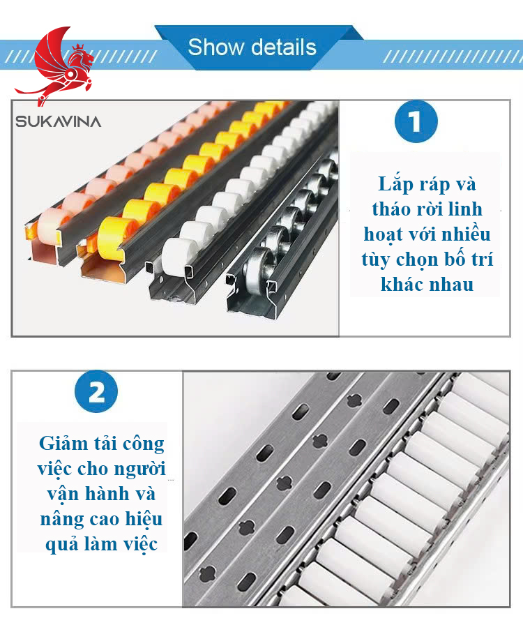 Cấu tạo của thanh trượt con lăn 